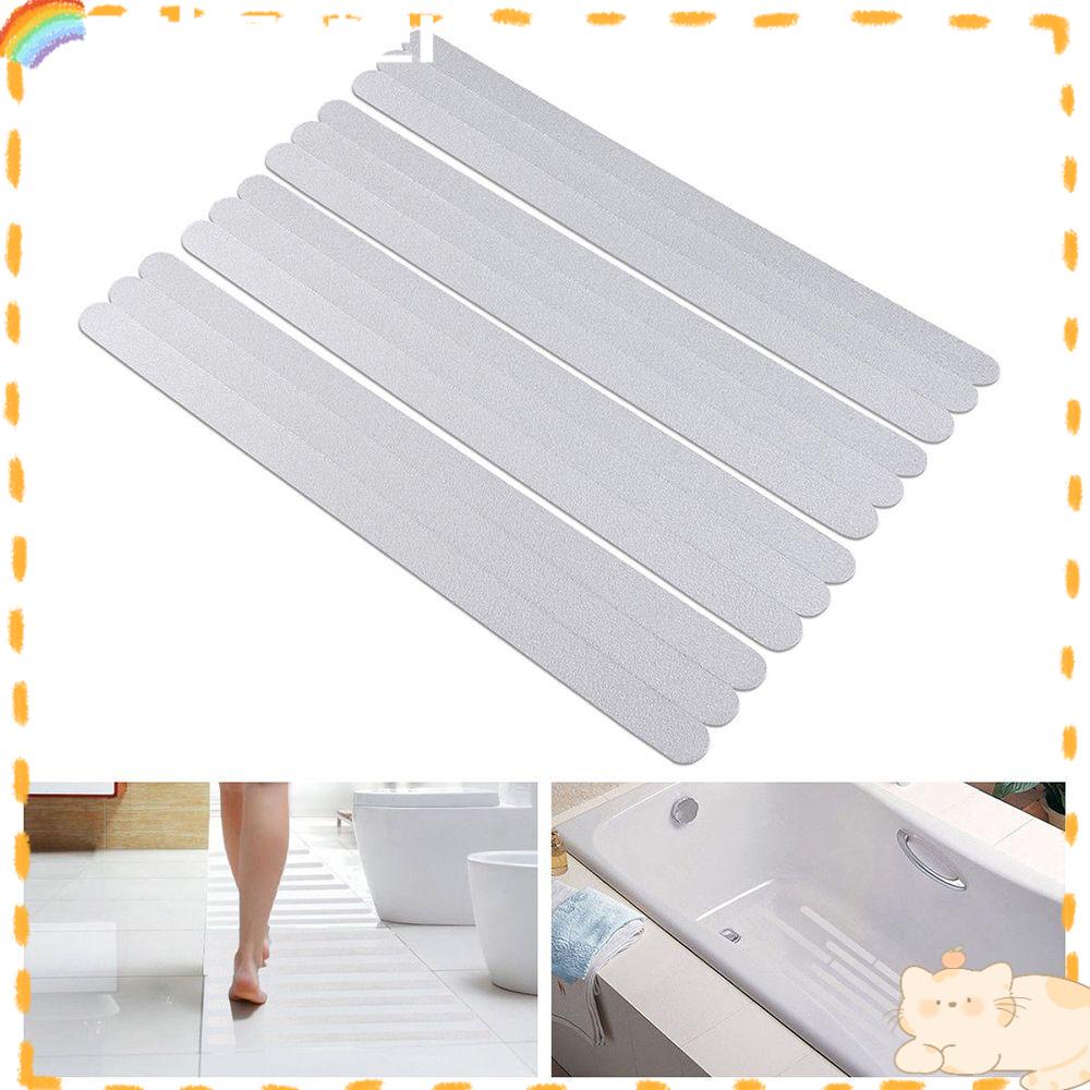 Solighter 12pcs Strip Grip Anti Slip Tangga Panas Karet Bathtub Slip Stiker