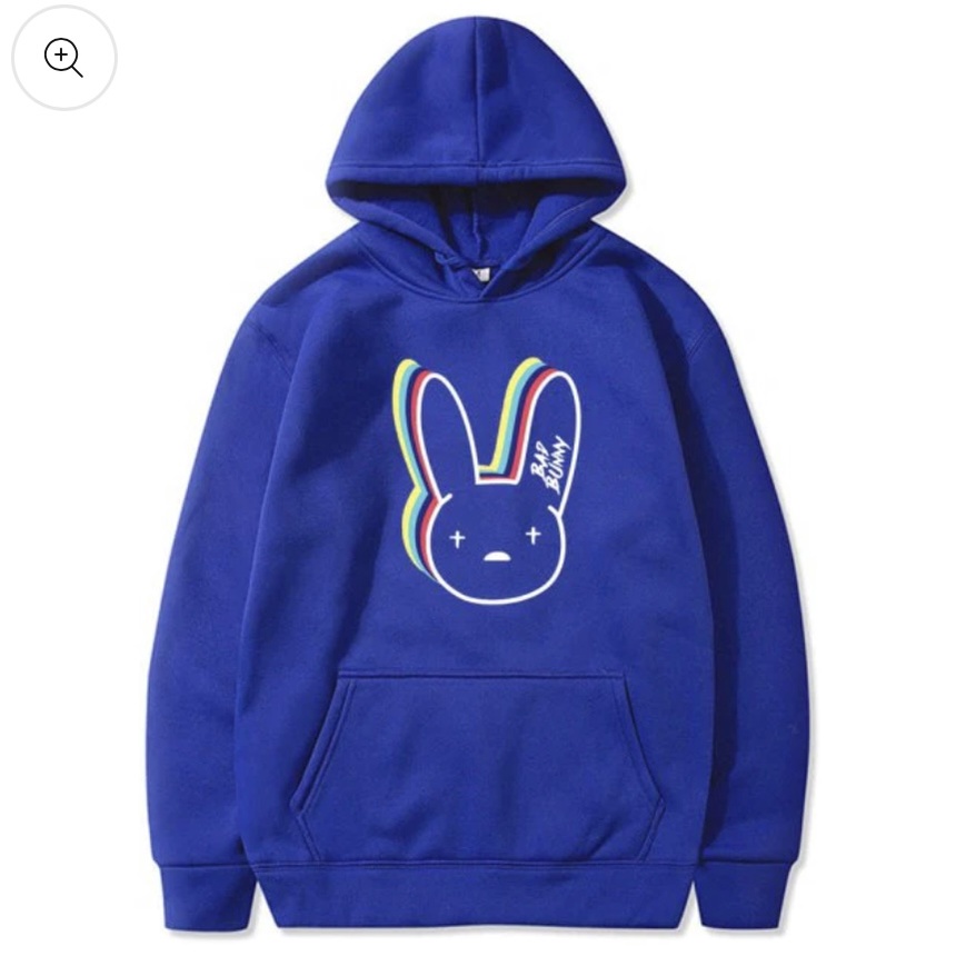 Bad Bunny Jumper Hoodie II Sweater Hoodie Trendy II Sweter Oblong Topi Sz M - XL Anak &amp; Dewasa ( Pria &amp; Wanita )