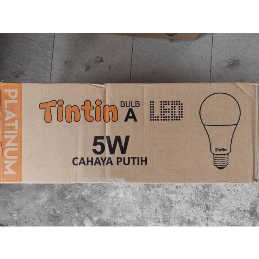 Bohlam LED TinTin Platinum 5 Watt Murah &amp; terang Lampu Hemat Energi