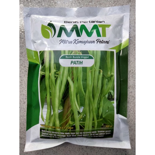 Benih Buncis PATIH 500 Gram MMT Mitra Merdeka Tani - Bibit Buncis patih
