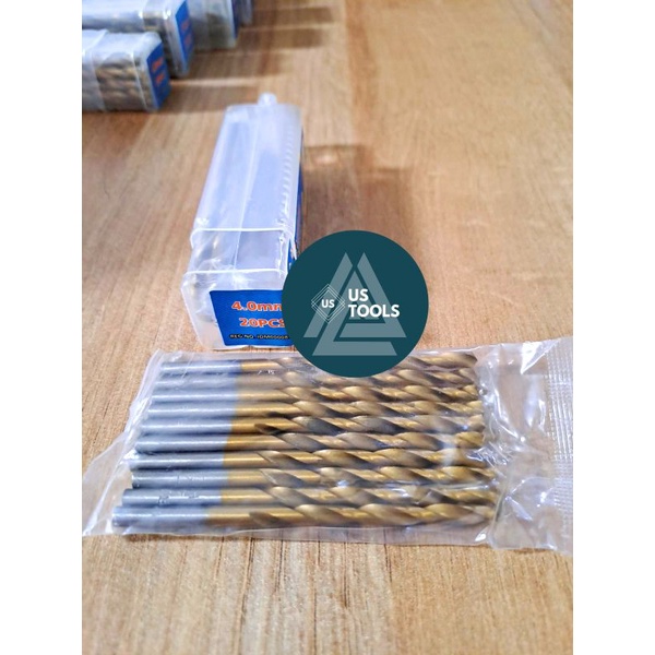 MATA BOR BESI HSS DRILL BIT GOLD 4 MM