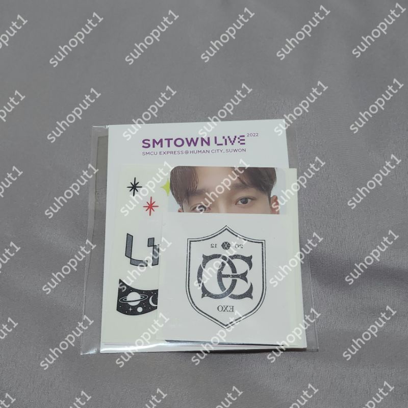 SMCU EXO AR Tatto Sticker Set Chen Sealed