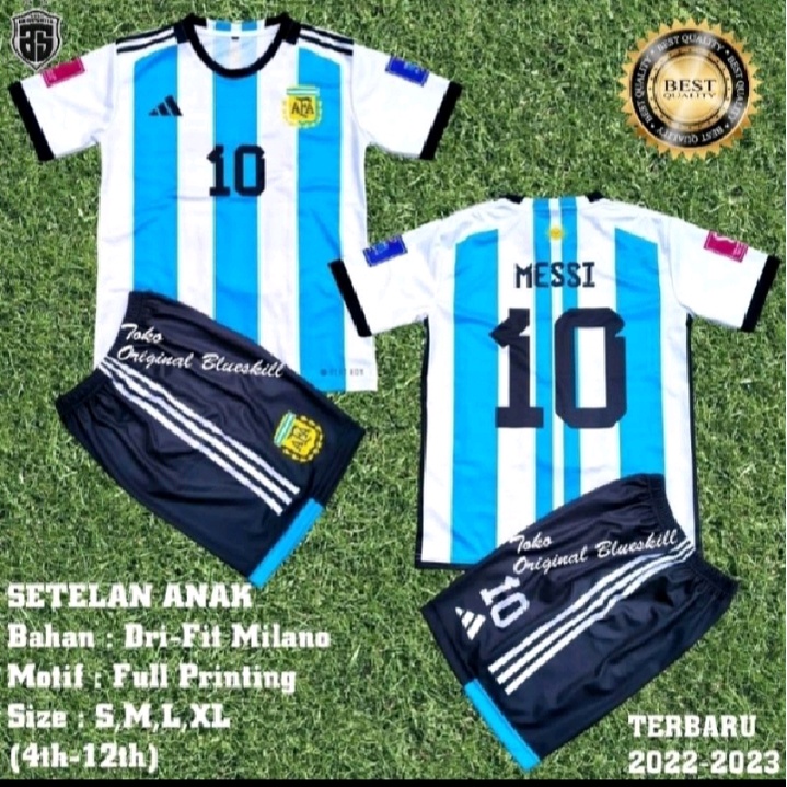 FOOTBALL JERSEY - SHIRT- ARGENTINA - ORIGINAL SHOP VERSION