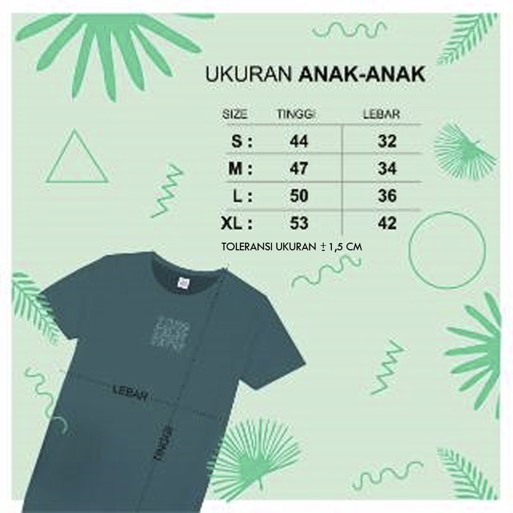 Tangkelek Baju Kaos Anak Ketek Padang Warna Navy