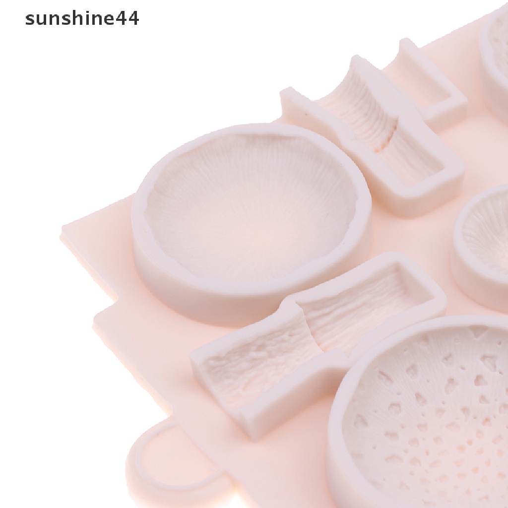 Sunshine Cetakan Fondant Silikon Jamur Besar Wedding Cake Decorag Tools Cetakan Kue.