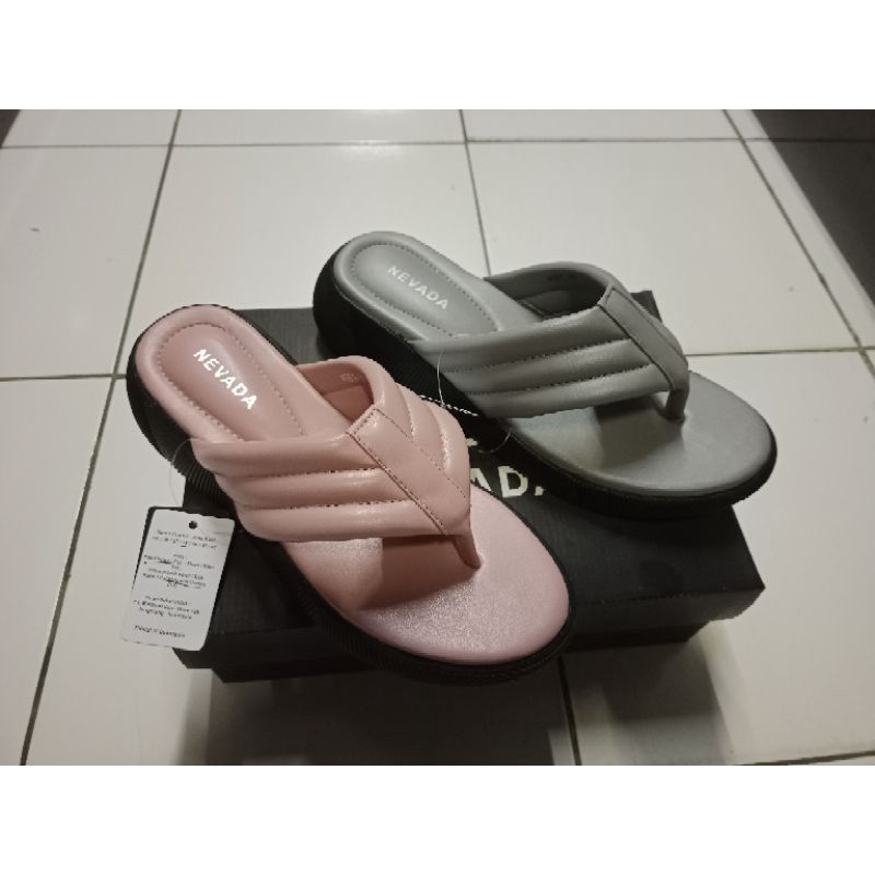 Sandal Jepit Wanita 100% ORI Nevada PUFF03