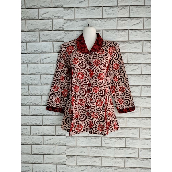 Blouse dan Kemeja batik kerja uk M ,L,XL,XXL,4L5L