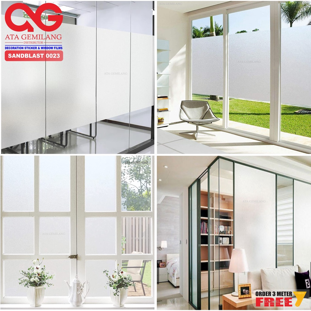 Stiker Kaca/Polos/Stiker Kaca Jendela/Stiker Kamar Mandi/Stiker Kamar/Sticker Kaca/Stiker Jendela/St