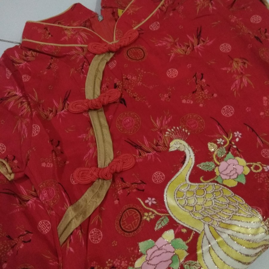 imlek dress Cheongsam anak perempuan