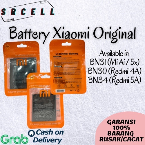 SRCELL - BATERAI BATRAI BATTERY BATRE XIAOMI BN57 BN 57 / POCO X3 / POCO X3 NFC / POCO X3 NFC