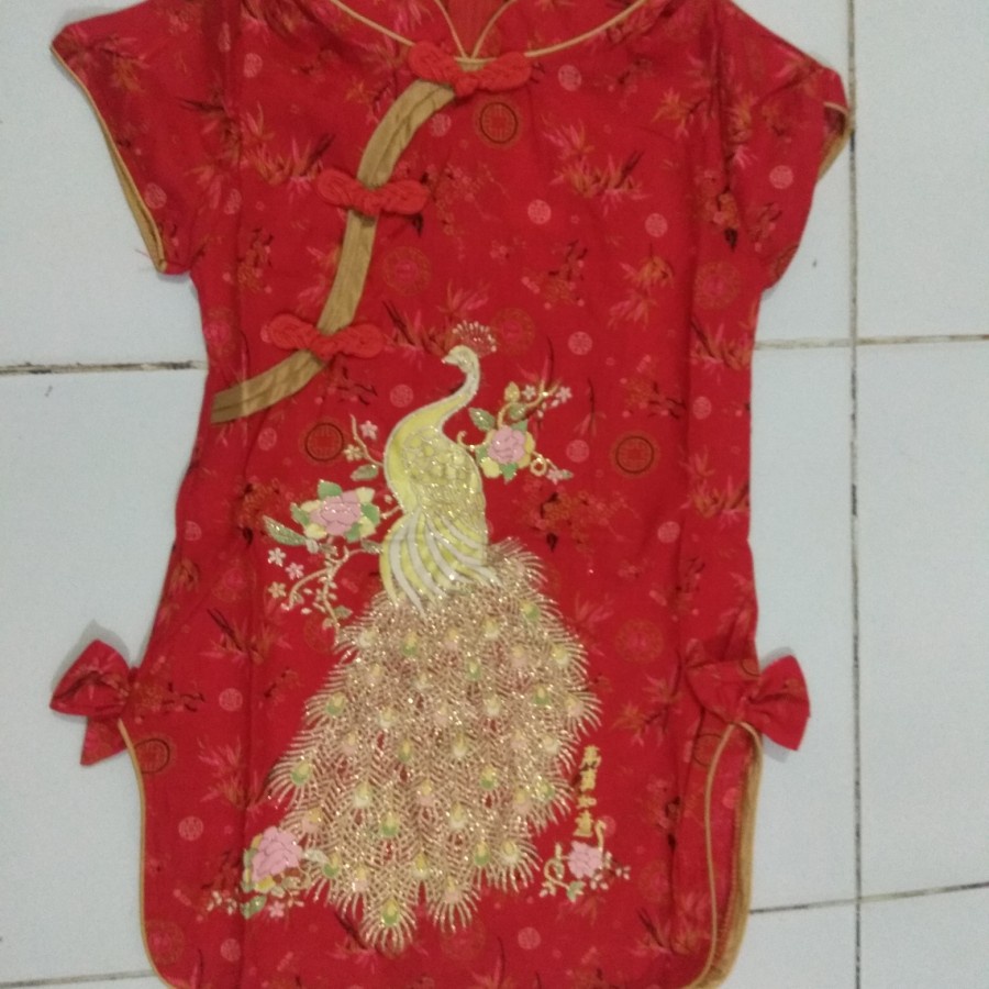 imlek dress Cheongsam anak perempuan