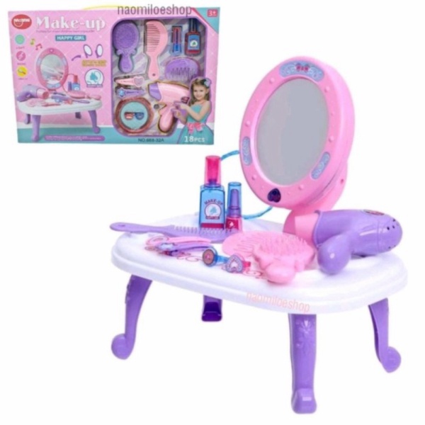 

Promo MAKE UP 18PCS Mainan Meja Rias mainan Make Up kado ulang tahun - makeup18pc saja Diskon