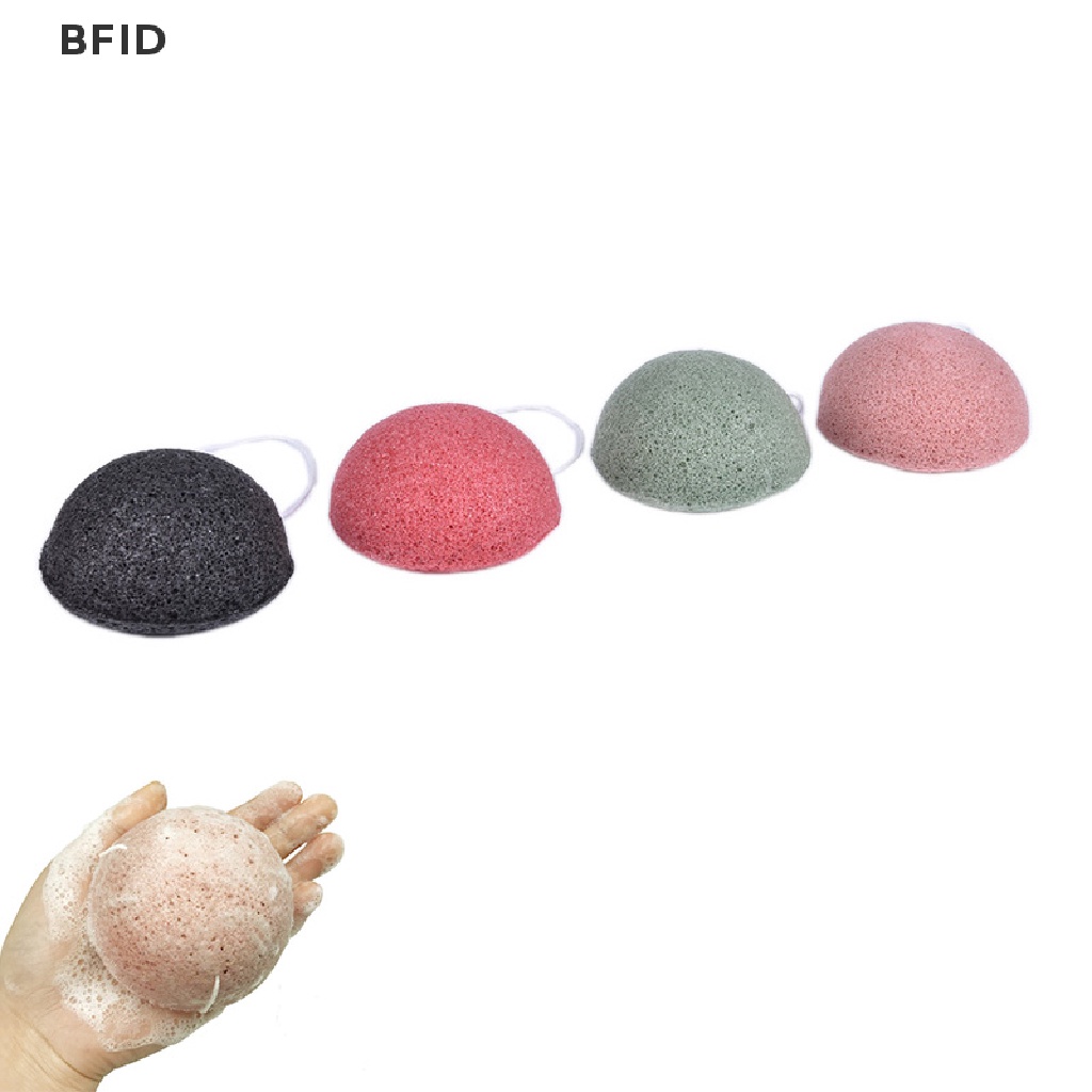 [BFID] Konjac Sponge Natural Konjac Puff Cuci Muka Spons Pembersih Makeup Konjac Sponge [ID]