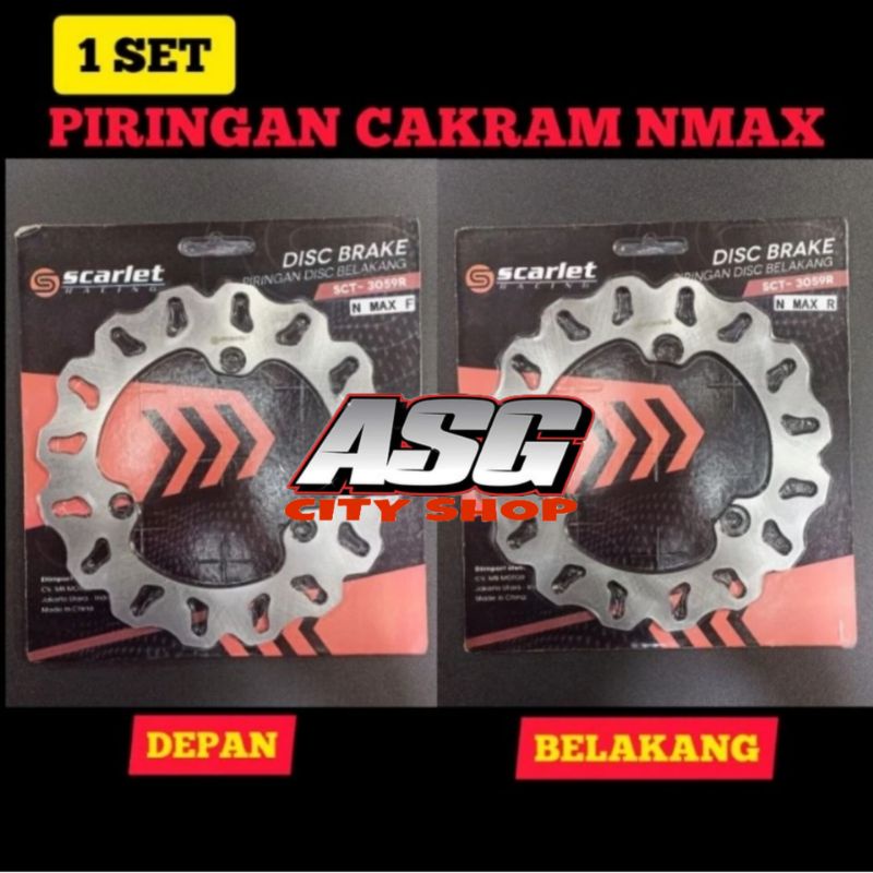 Piringan Cakram Depan Belakang Variasi Motor Yamaha Nmax 1 Set