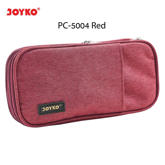 

Terlaris ✨ -Pencil Case / Kotak Tempat Pensil Joyko / Alat Tulis Rapi PC-5004 - red- 2.1.23