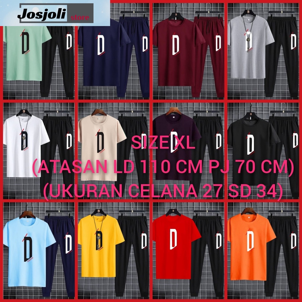 JOSJOLI_STORE/Stelan DD Panjang/Satu Stel Atasan dan Bawhana Pria Dewasa/L XL