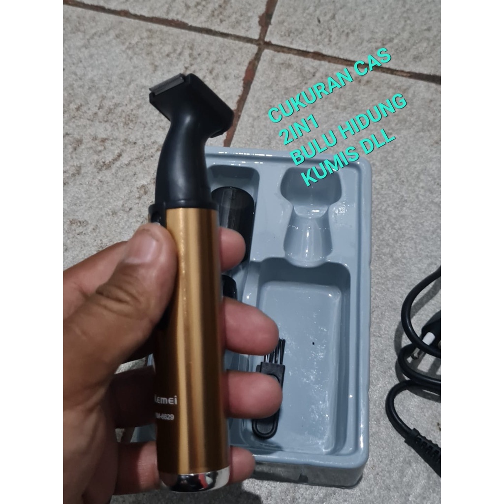 G663 ORIGINAL KEMEI Alat Cukur CAS BULU HIDUNG 2IN1 Pencukur Kumis Jenggot Multifungsi Professional Trimmer CASAN CHARGE CHARGER Rechargable RAMBUT CUKURAN MESIN POTONG HAIR CUT PORTABLE BATERAI BATERY BATERRY PISAU TRIMER CLIPPER PANGKAS MINI PEMANGKAS