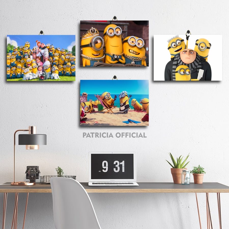 21-40 POSTER KAYU GAMING MOVIE GRU MINION 20X30 BIOQQ/VX9LU/ POSTER DINDING AESTHETIC FILM MINION / 