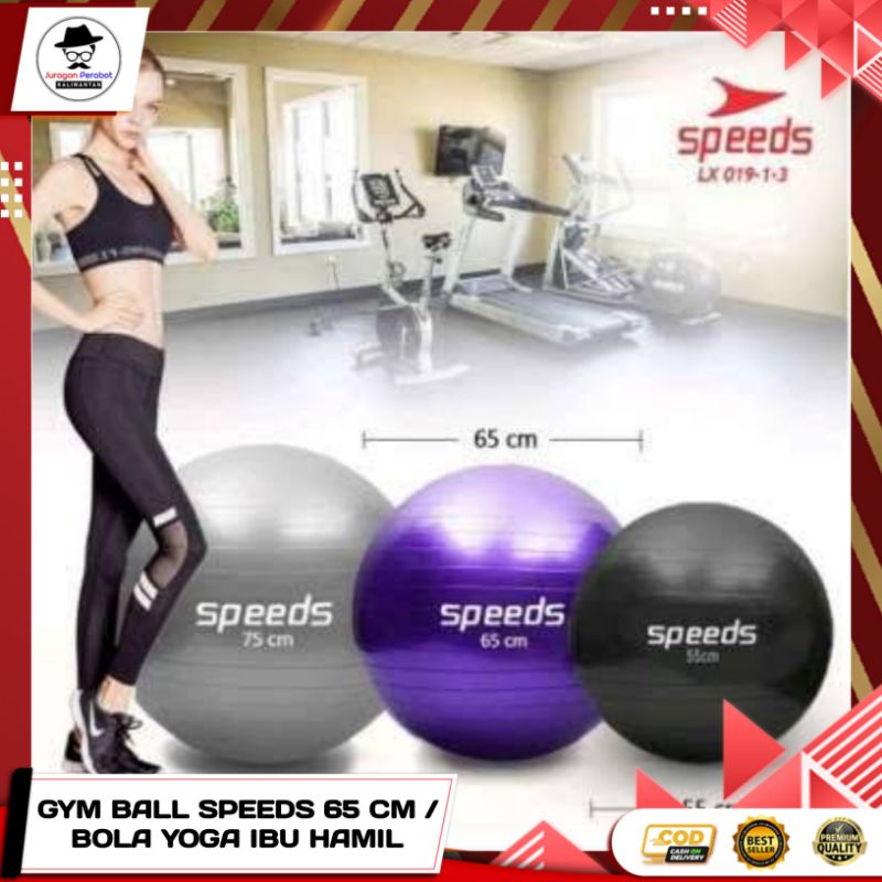 Gym Ball Speeds 65cm / Bola yoga alat olahraga Gym ball  65Cm / Bola Gym Ball Ibu Hamil / Bola Gym