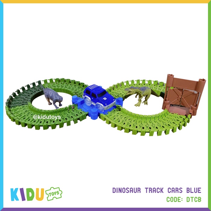 Mainan Anak Track Dino Mobil Dinosaur Track Cars Kidu Toys