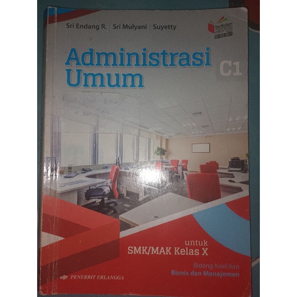 Buku Paket Erlangga Administrasi Umum Kelas 10
