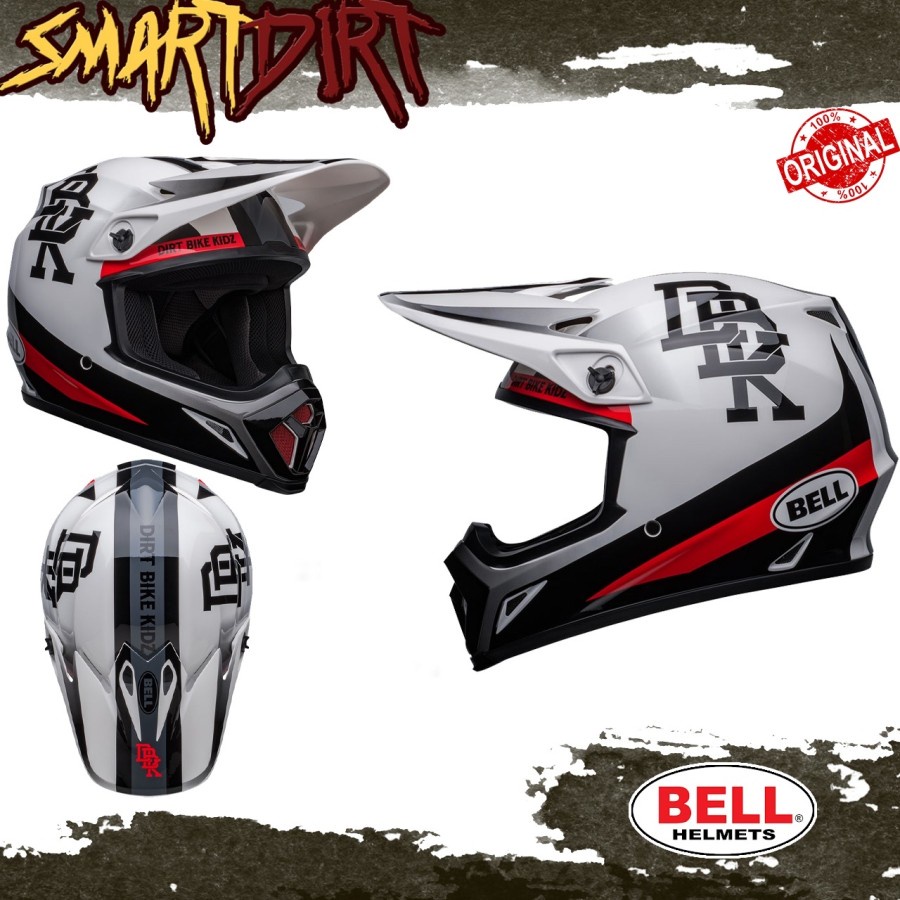 HELM MOTOR BELL MX-9 SPECIAL EDITION TWITCH DBK HELM CROSS TRAIL ORI