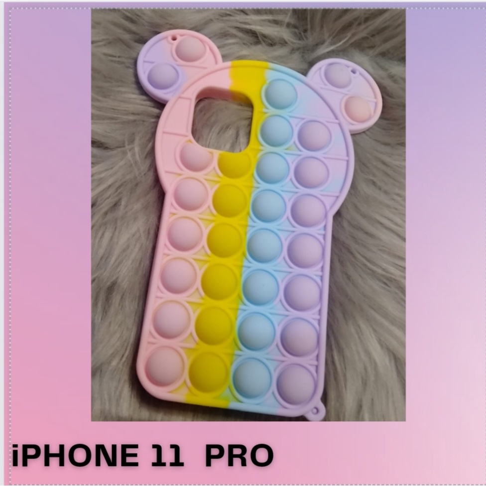 CUCI GUDANG STORE - CASE HAPE iPHONE KARAKTER MURAH CASING PELINDUNG HANDPHONE CASE POP IT