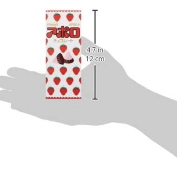 

Meiji Apollo Strawberry Chocolate, 46G