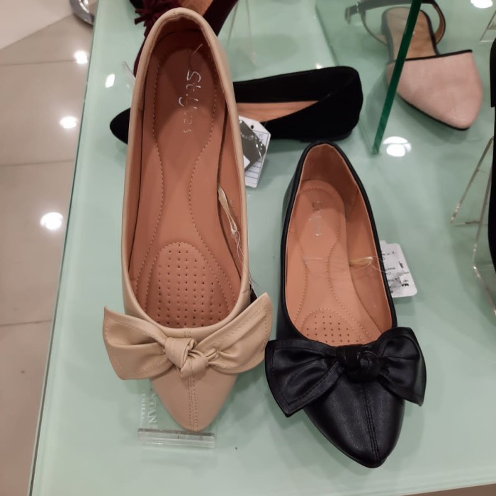 Flatshoes STYVES SHOES FLAT SHOES WANITA ORIGINAL BRAND(W1A2) Flatshoes Flat Shoes Jelly Sepatu Kerj