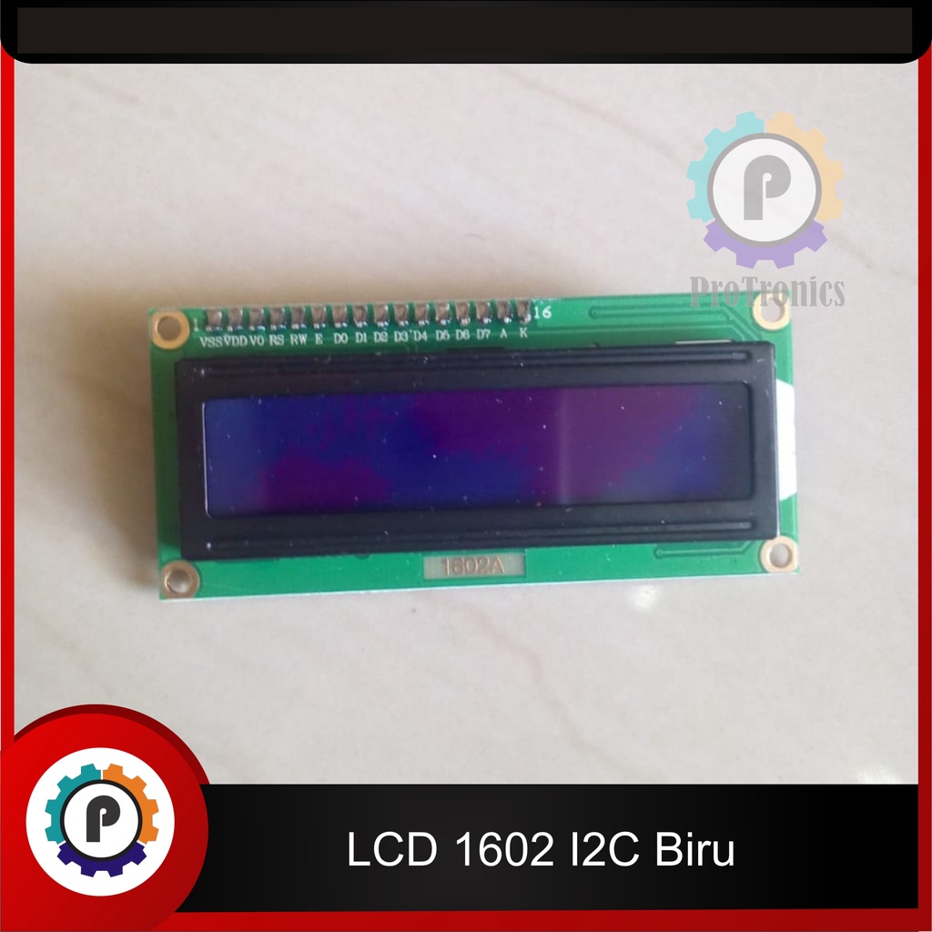 LCD I2C 16x2 1602 Biru LCD Karakter dengan Modul IIC I2C 4-wire