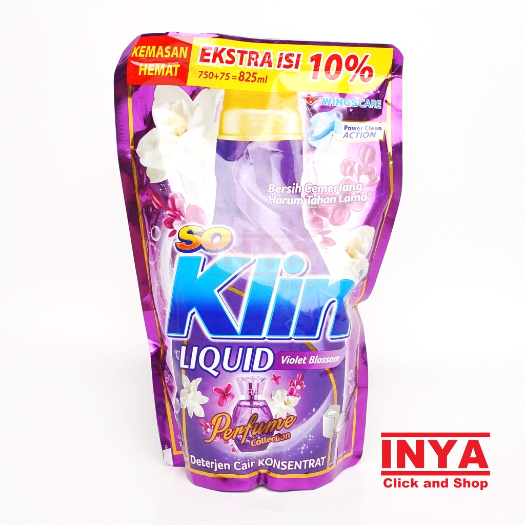 DETERJEN CAIR SO KLIN LIQUID VIOLET BLOSSOM 750ml - Detergent Pakaian - Laundry