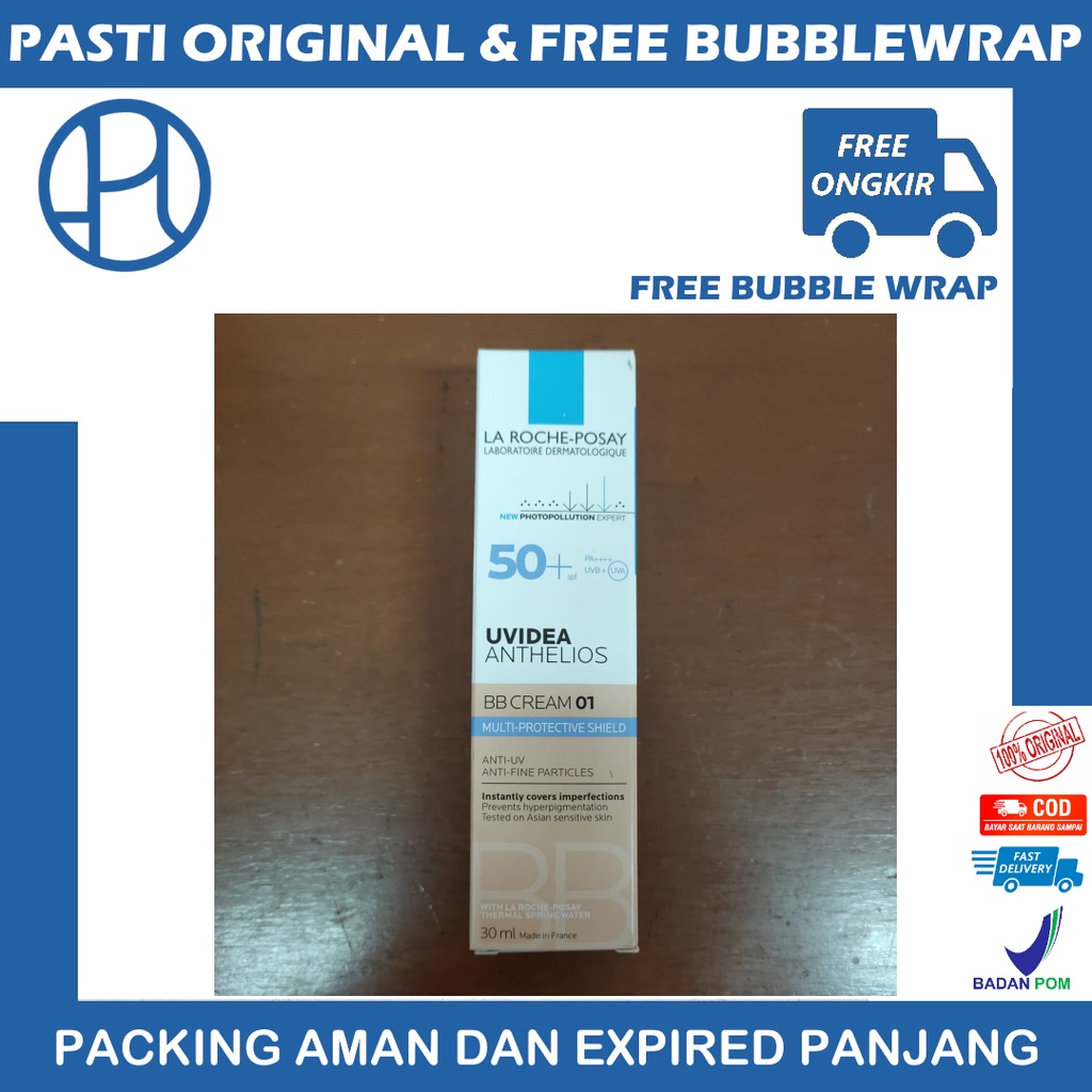 LA ROCHE POSAY UVIDEA ANTHELIOS BB CREAM 01 30ML sunblock spf 50+