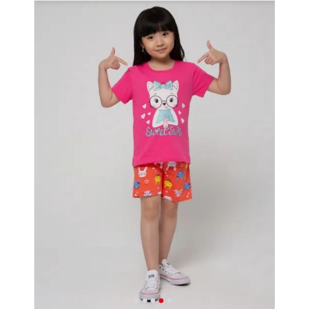 CELANA PENDEK ANAK PEREMPUAN LITTLE M CELANA MATAHARI