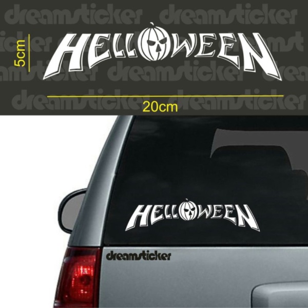 Grosir Sticker Stiker Musik Band Helloween - Gold Diskon