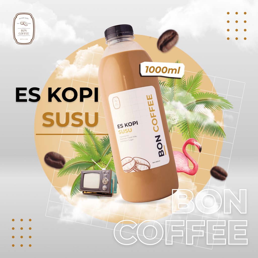 

Kopi Susu Gula Aren Bon Coffee dari Bon Magasin - 1 Liter