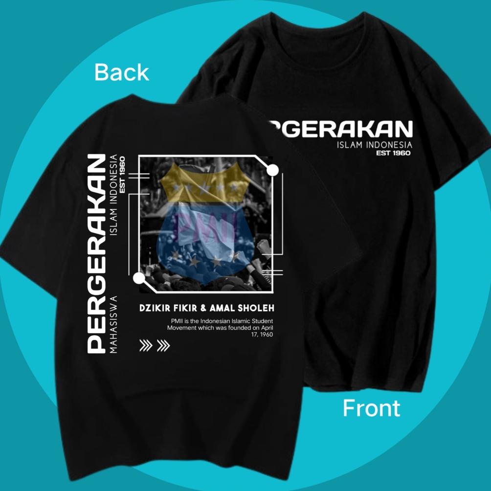 Model baru - KAOS PMII PRIA WANITA OVERSIZE DISTRO AKTIVIS KEREN #PMII1 .,