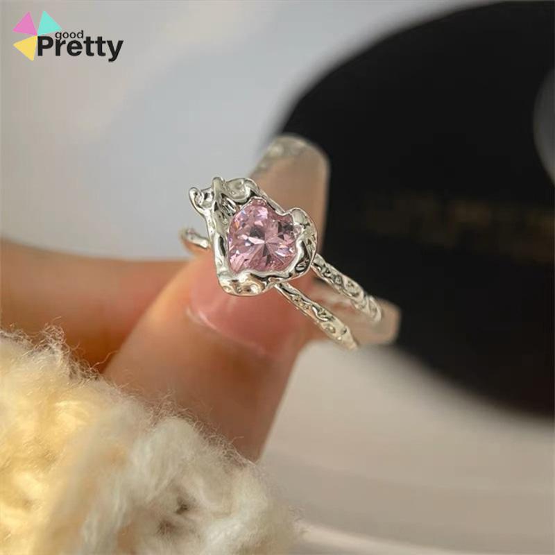 3PCS Cincin RetroDesain Ceruk  Temperamen Mewah  Buka Dapat Disesuaikan  Cincin Jari Telunjuk - PD