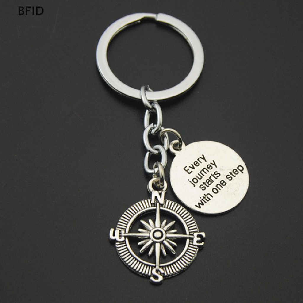 [BFID] 1pc Gantungan Kunci Pesawat Bumi No Matter Tempat Liontin Travel Keyring [ID]