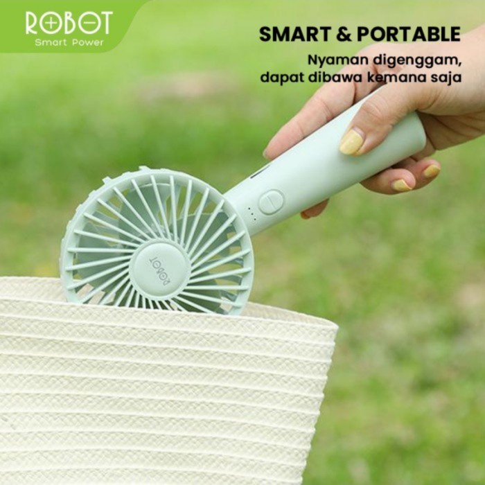 Robot RT-BFS1 Mini Fan Portable Emergency - Kipas Mini Robot RT BFS1 Ori