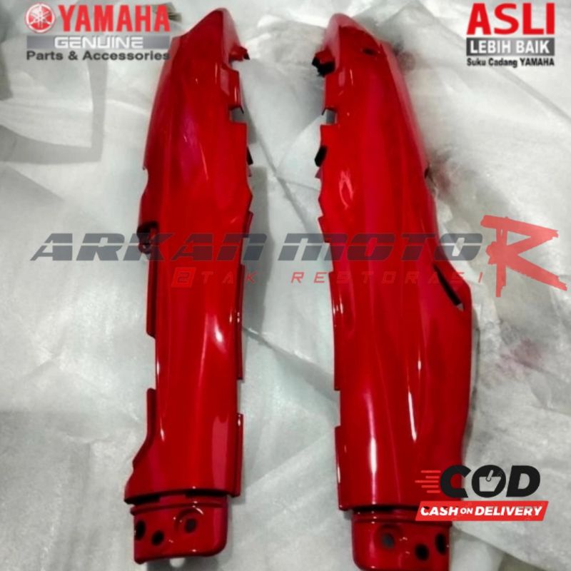 CAVER COVER BODY KANAN KIRI MERAH 4US VEGA F1ZR FIZ R FIZR VRC ORIGINAL YAMAHA