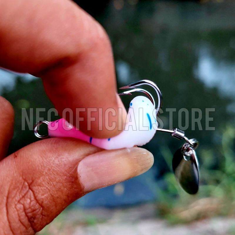 Soft frog 3 cm 4 gram KILLER Umpan casting Gabus / Haruan &amp; Toman