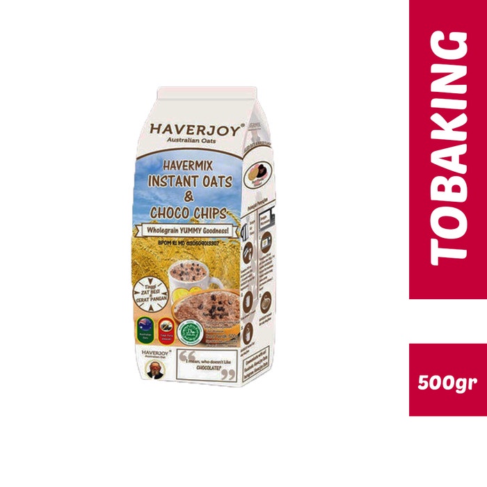 

Haverjoy chocochip instant oats havermix 500gr havermout