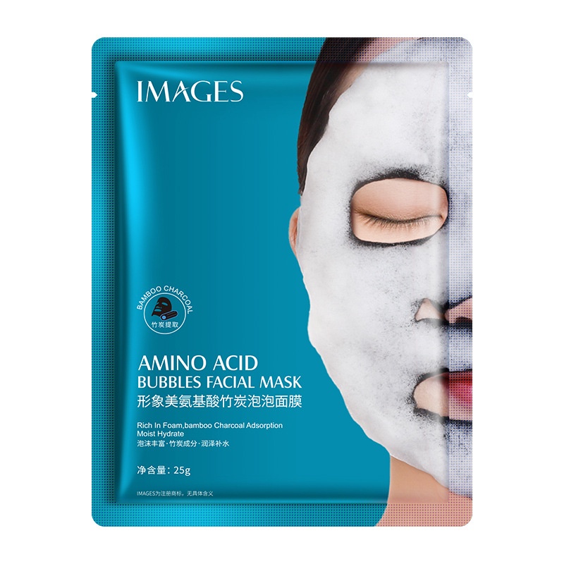 [BISA COD] IMAGES AMINO ACID BUBBLES FACIAL MASK MASKER WAJAH