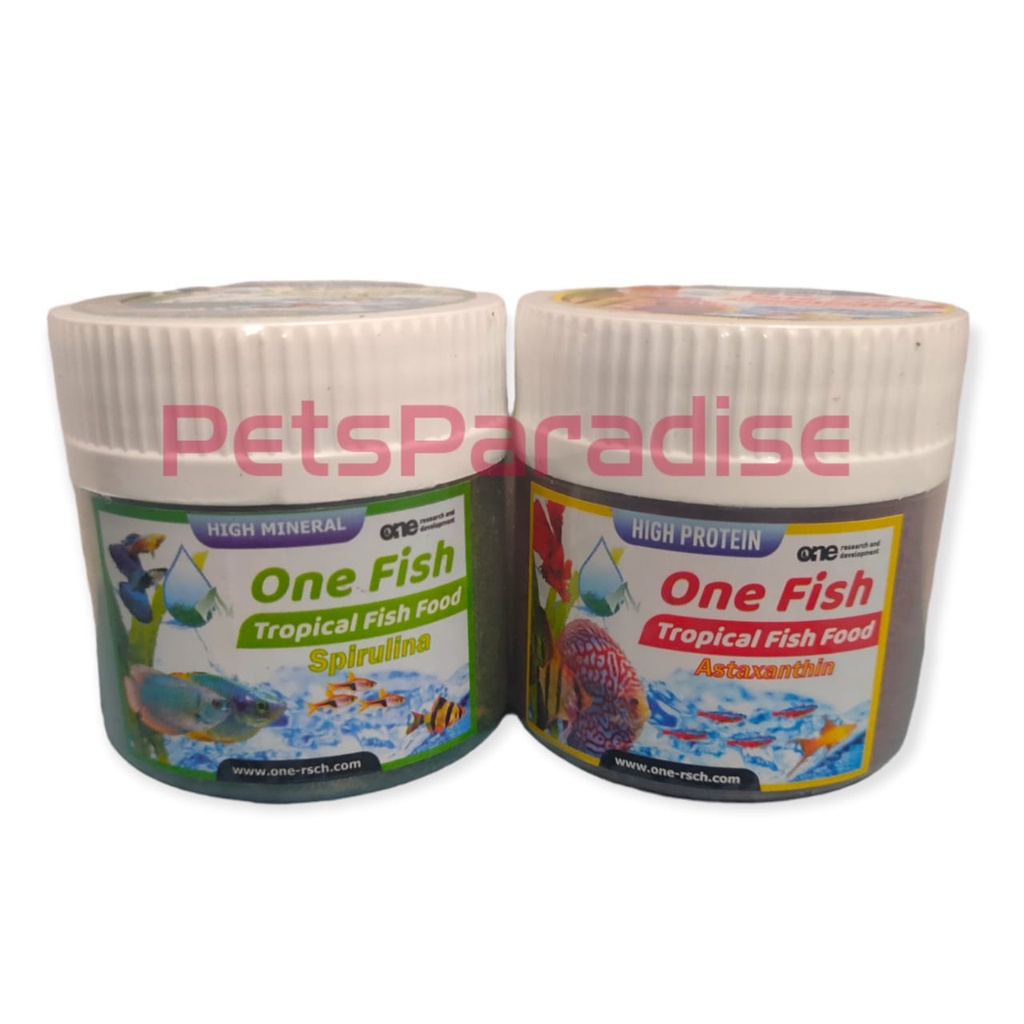 One Fish Tropical Makanan Ikan Hias Kecil Discus Guppy Cupang Manfish