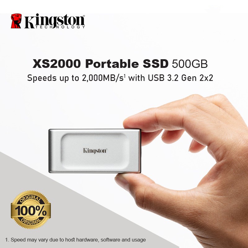SSD External 500Gb Kingston XS2000 - Portable SSD
