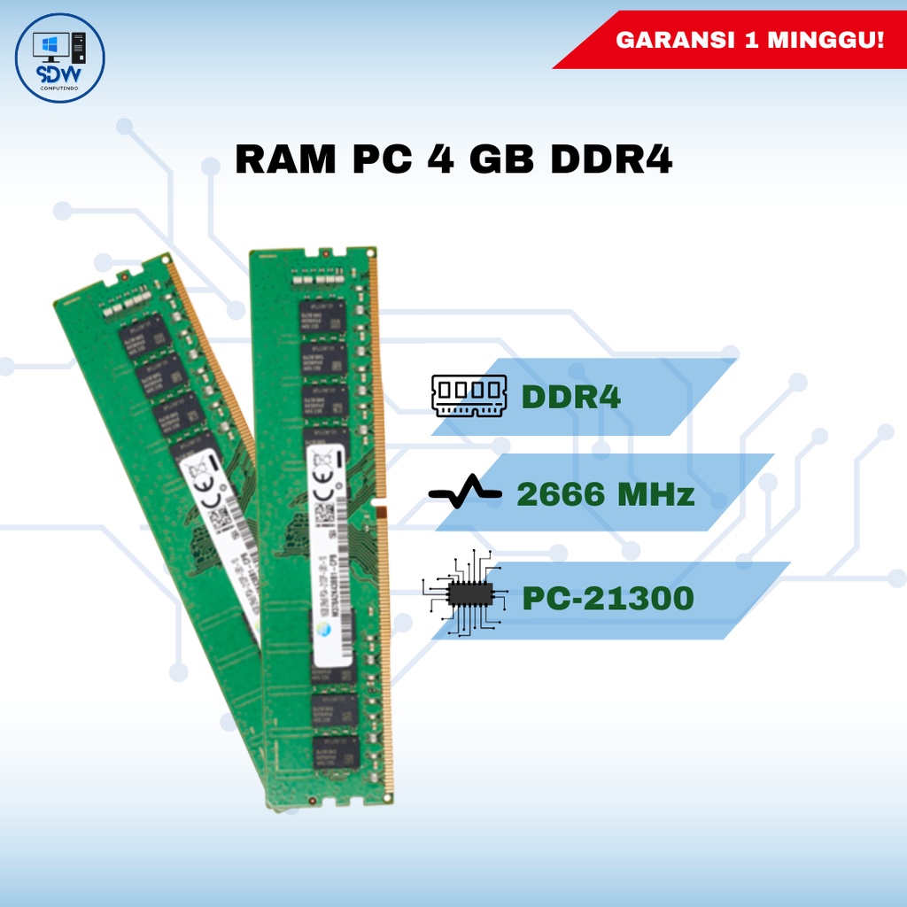 RAM PC DDR4 4 GB