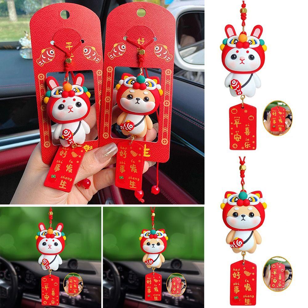 Suyo Kelinci Gantung Liontin Charm Animal Rumah Kaca Spion Ornamen