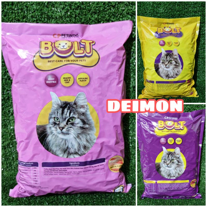 Makanan Kucing Bolt Tuna / Salmon Cat Food 1Kg