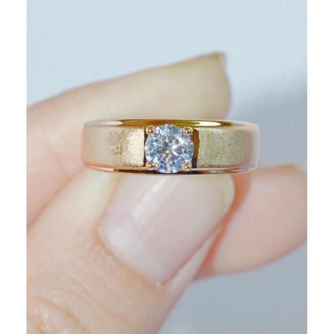 Cincin kawin Permata kadar 15% (1,9 gram) bs request berat dan kadar