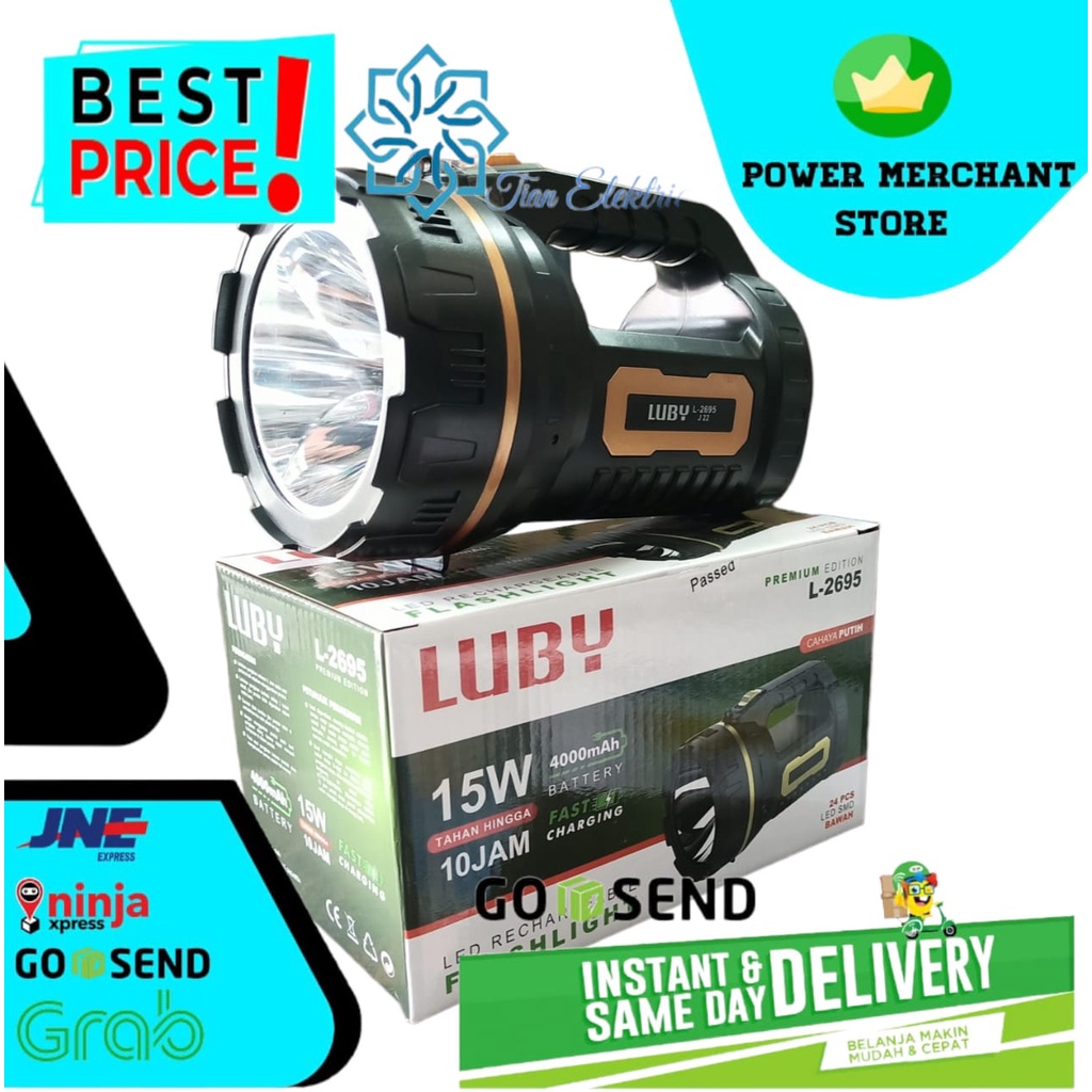 LUBY L-2695 Senter LED 2in1